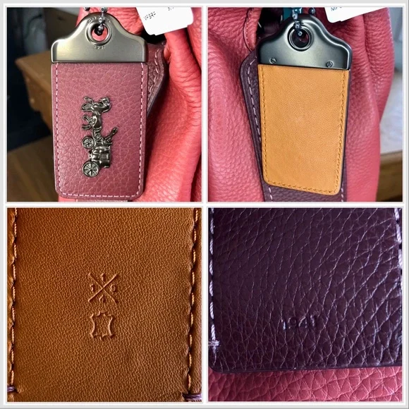 Coach 1941 Bandit Hobo 39 Washed Red - Picture 8 of 12